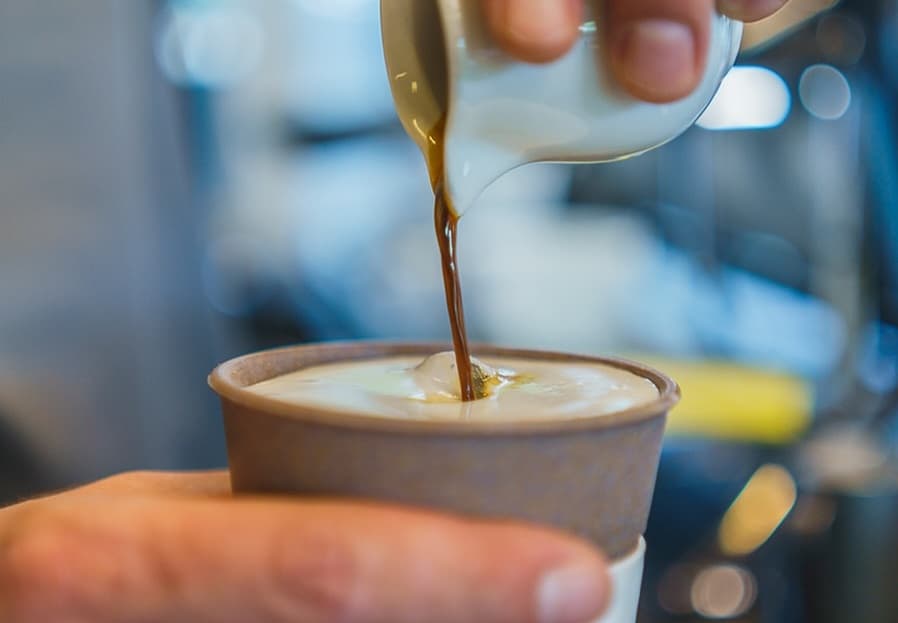 Interiér kavárny Karlín